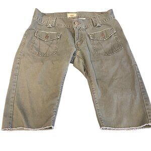 Levi’s tab twills Jrs Sz 7 Khaki/Olive Green Cotton #288J